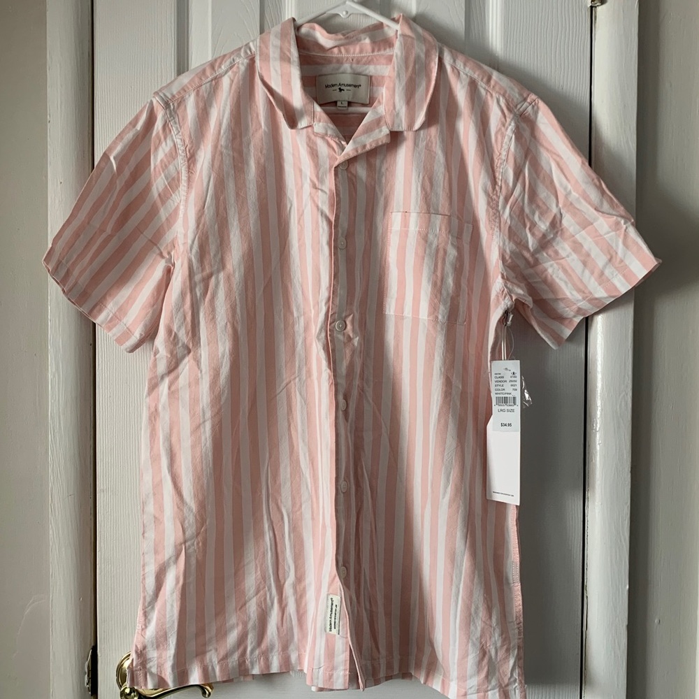 PacSun Modern Amusement button down NWT